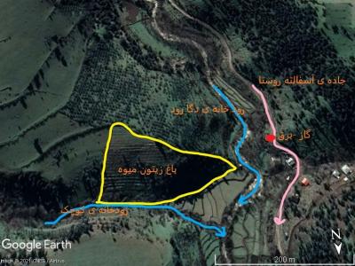 *باغ 10000 متری کنار رود روستا *شمال گیلان *فوری *زیر قیمت *
