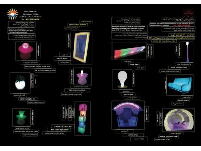شرکت سان صنعت پرشیا طراح و مجری انواع ابنماو نورپردازى مدرن  hi-tech   و عرضه کننده انحصاری انواع مبلمان والمانهای نوری در ایران و خارج   کشور