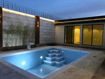 دیزاین آشپزخانه-525 متر باغ ویلای سند دار در شهریار