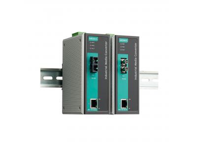 مبدل اترنت به فیبر نوری صنعتی موگزا MOXA IMC-101-M-SC-T Ethernet to Fiber Converter