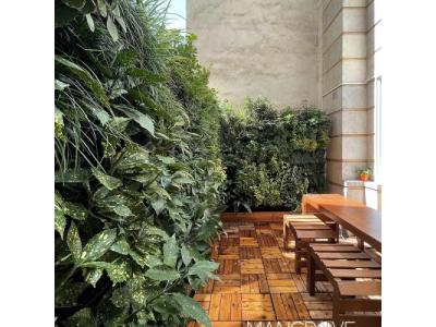 طراحی نمای ساختمان-دیوار سبز حرفه ای – گرین وال