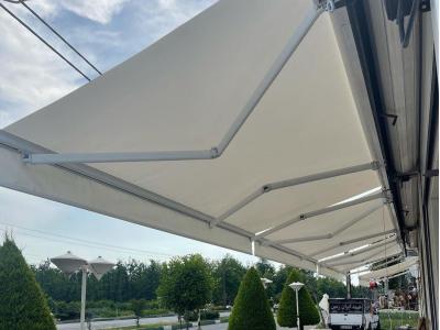 سایبان بازویی زنجیری و سیم بکسلی