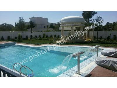 طراحی و ساخت استخر، سونا، جکوزی به صورت بتنی، استیل و شیشه ای اجرای تاسیسات و سرویس بعداز ساخت