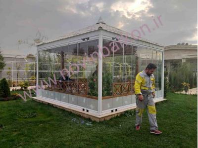 طراحی ویلا-طراحی واجرای گلخانه های شیشه با دیواره های متحرک ریلی