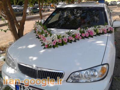 دسته گل-ماشین عروس حرفه ای 