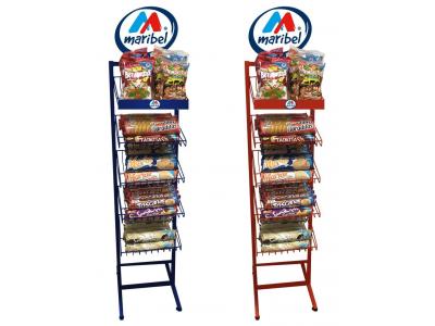 طراحی و تولید انواع استند های فروشگاهی و قفسه محصول 