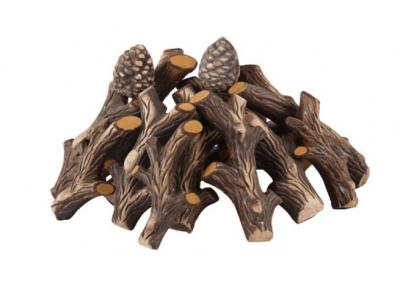 پخش عمده هیزم شومینه تزیینی سفالی