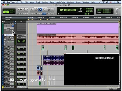 Audio-آموزش ساخت ، تنظیم ، ادیت و افکت گذاری بر روی صدا و موسیقی فیلم ها بوسیله Pro Tools