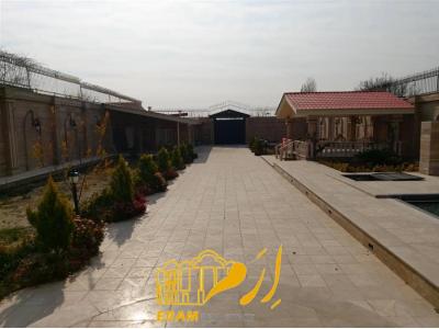 خانه آماده تحویل-1200متر باغ ویلا لوکس و نوساز در ملارد