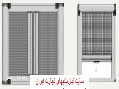 توری ثابت و لولایی پنجره دوجداره 