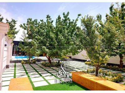 محوطه سازی-500 متر باغ ویلا لوکس در لم آباد ملارد