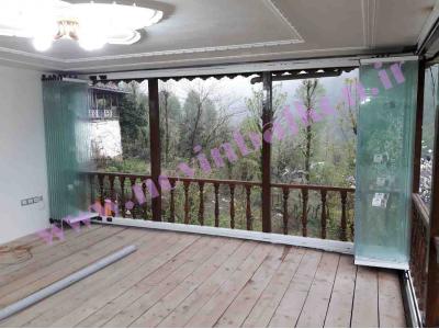 پنجره بالکن کشویی-طراح و اجرا کننده دیوارهای شیشه ای متحرک بالکنی
