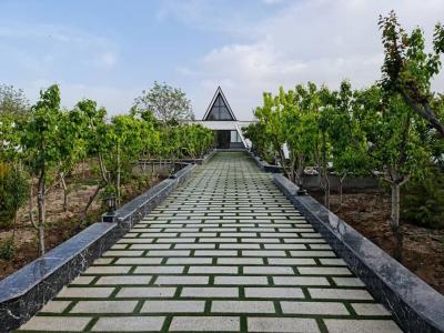 شومینه-باغ ویلای 1500 متری مدرن در شهریار