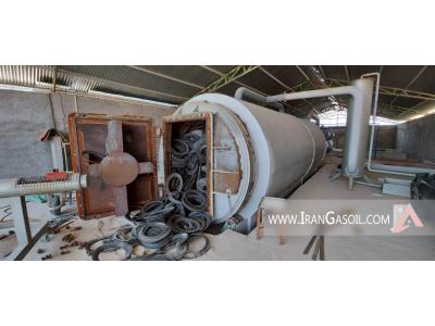 پیرولیز لاستیک و پلاستیک به گازوئیل 09120130778