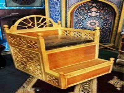  منبر یک پله و منبر چوبی چند پله - محمد طهرانی