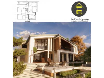 پروژه دانشجویی معماری در رشت