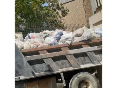 حمل نخاله با خاور ونیسان با کارگر وبابکت