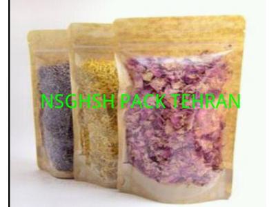 پاکت آماده ایستاده ساندیسی پنجره دار-کرافت و گلاسه سفید