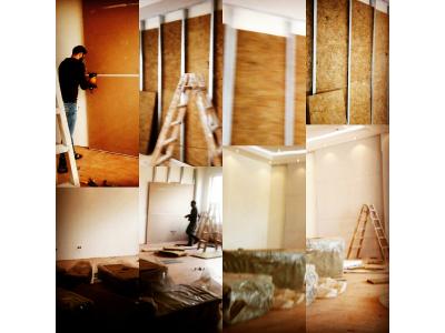 نصب دیوارپوش عایق ضدصدا درملارد