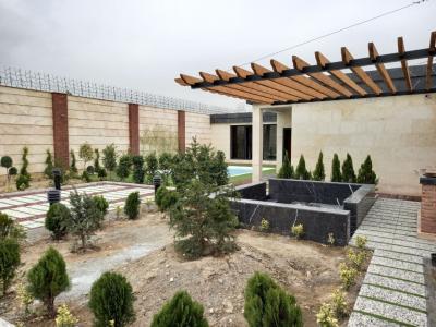 نوساز و شیک-525 متر باغ ویلا با سند تکبرک در شهریار