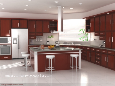 روغن کاج و-طراحی و اجرای انواع کابینت آشپزخانه