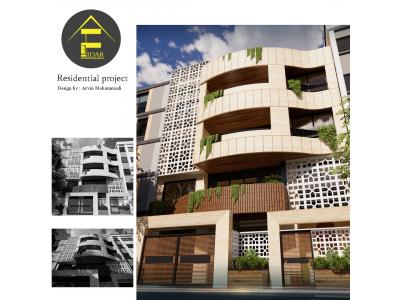 پروژه دانشجویی معماری در رشت