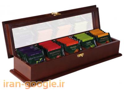 جعبه پذیرایی چوبی لوکس چای و نوشیدنی-جعبه پذیرایی تبلیغاتی