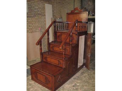 منبر تمام چوب راش، منبر کوچک هیئتی ، منبر تمام ام دی اف ، خرید و فروش منبر مسجد 