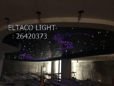 نورپردازی سقف فیبرنوری