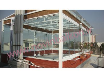 شیشه بالکن ریلی (نوین بالکن البرز)