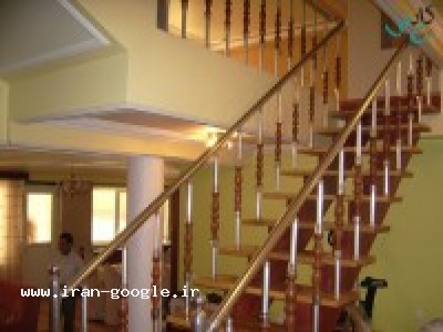 نرده هاي آلومينيومي،نرده های پلکسی،شیشه های ریلی،پله های پیش ساخته