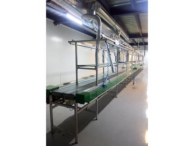 نوار نقاله خط مونتاژ قطعات لوازم خانگی