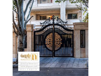 انواع درب فلزی پایون برای ورودی منزل + عکس