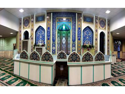 محراب MDF-مجری تجهیزات نوین نمازخانه و مساجد