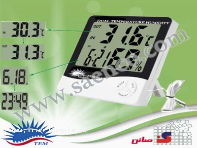 دماسنج و رطوبت سنج ماکزیمم و مینیمم, مدل TEM-882 