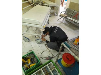تعمیر تجهیزات پزشکی (تخت بیمارستانی ، برانکارد ، ویلچر ، ترالی ، تخت همراه ، مبلمان اداری)
