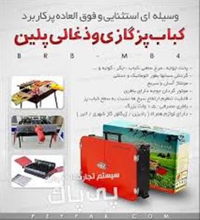 دستگاه جوجه گردان- خرید اینترنتی کباب پز 2 گانه پلین در شیراز