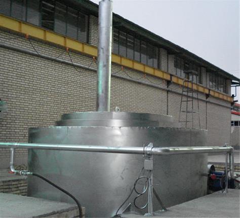  کوره آنیل مفتول با ظرفیت 10 تن