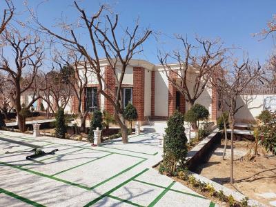 نمای چوب-باغ ویلا 1000 متری بدون مشکل جهاد در شهریار