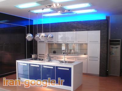 صفحه کابینت سرخ چوب