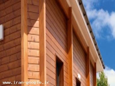 طراحی , فروش و اجرای نمای چوب