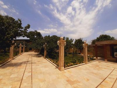 نمای سنگ-1000 متر باغ ویلای شیک و نوساز در شهریار