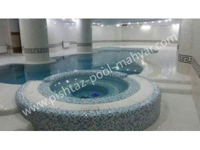 طراحی و ساخت استخر، سونا، جکوزی به صورت بتنی، استیل و شیشه ای اجرای تاسیسات و سرویس بعداز ساخت