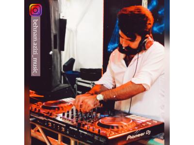 دیجی بهنام عزیزی دی جی بهترین dj در شیراز عروسی تولد مهمونی نورپردازی سیستم صدا استیج تی وی/ ال ای دی کف نوازنده باغ تشریفات مجالس 