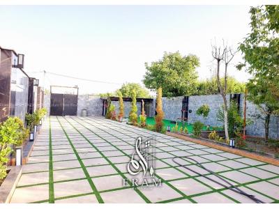 محوطه سازی-625 متر باغ ویلا لوکس و مدرن شهریار بهاران شهریار