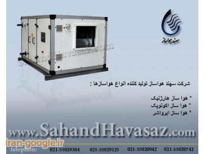 انواع هواساز صنعتی،هواساز هایژنیک،هواساز ایرواشر،هواساز اکونوپک