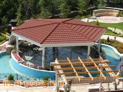 ساخت - آلاچیق - سقف شیبدار - پیش ساخته