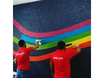 نقاشی ساختمان کناف کاغذ دیواری کفپوش