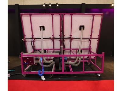 قیمت میز برش شیشه پنوماتیک همراه جدا کننده