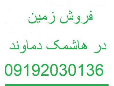 فروش زمین 1000 متری در هاشمک دماوند